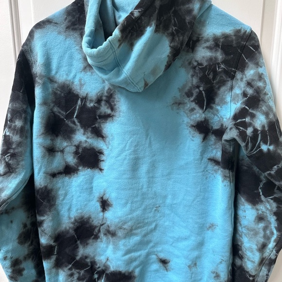 blackbear hoodie - everything means nothing, blue tie dye SIZE: small - Picture 2 of 4